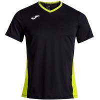 T-Shirt Joma Court Noir Vert