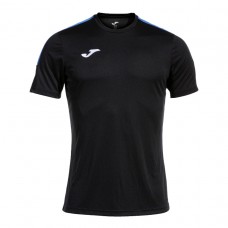 Joma Olimpida T-Shirt Nero Blu Reale Joma Olimpida T-Shirt Nero Blu Reale