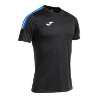 Joma Olimpida T-Shirt Black Royal Blue