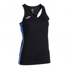 Joma Olimpida Black Royal Blue Women''s T-Shirt Joma Olimpida Black Royal Blue Women''s T-Shirt