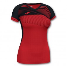 Joma Supernova II T-shirt Red Black Woman Joma Supernova II T-shirt Red Black Woman