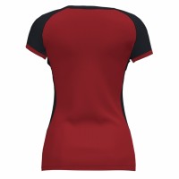 Camiseta Joma Supernova II Rojo Negro Mujer