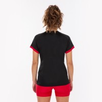 T-shirt Joma Supernova Noir Rouge Femme