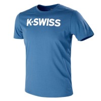 Kswiss Core Maglietta Blu Bianco