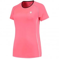 Camiseta Kswiss Hypercourt Crew 4 Rosa Mujer Camiseta Kswiss Hypercourt Crew 4 Rosa Mujer