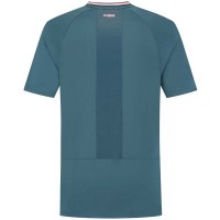Camiseta Kswiss Hypercourt Mesh Crew 4 Verde Petroleo