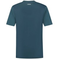 Camiseta Kswiss Hypercourt Print Crew 5 Verde Petroleo Rosa