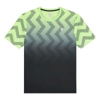 Kswiss Hypercourt Print Crew Verde Neon Camiseta Macia