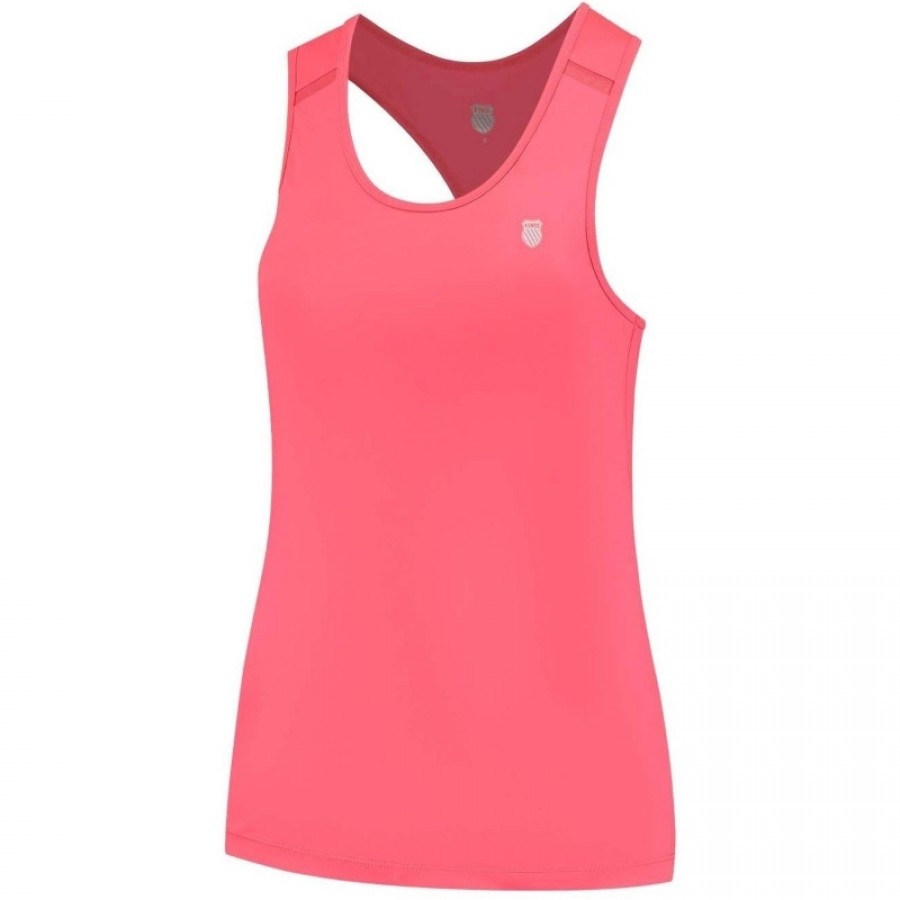 Camiseta Kswiss Tirantes Hypercourt 4 Rosa Mujer