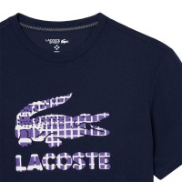 Camiseta Lacoste Daniil Medvedev Tenis Azul Marino
