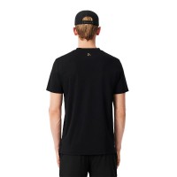 Camiseta Lacoste Novak Djokovic Ultra Dry Negro