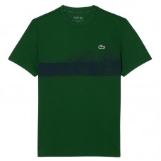 T-shirt Lacoste Novak Djokovic vert marine T-shirt Lacoste Novak Djokovic vert marine