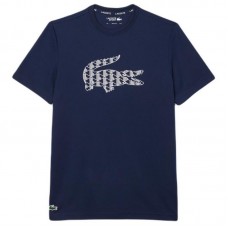 T-shirt Lacoste Pique Bleu Marine