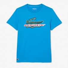 T-shirt Lacoste Sport Algodon Ecologico Bleu T-shirt Lacoste Sport Algodon Ecologico Bleu