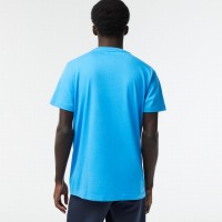 Camiseta Lacoste Sport Algodon Ecologico Blue