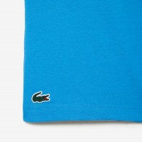 T-shirt Lacoste Sport Algodon Ecologico Blu