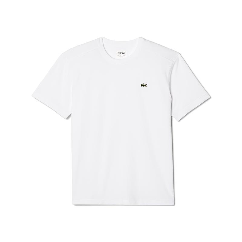 Camiseta Lacoste Verde Menta Liso de Algodón Para Hombre