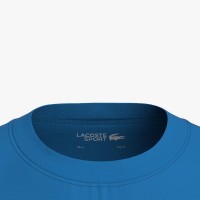 T-shirt Lacoste Sport Crocodile 3D Bleu Blanc