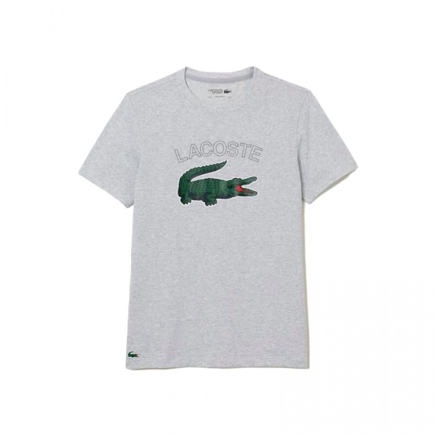 Camiseta Lacoste Sport Gris Vigor