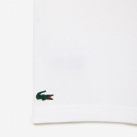 Maglietta Lacoste Sport Logo Blanco Nero