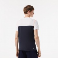 Lacoste Sport Medvedev T-shirt Branco Azul Laranja