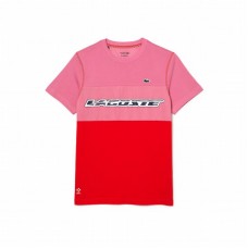 Lacoste Sport Medvedev Rosso T-shirt Rosa Lacoste Sport Medvedev Rosso T-shirt Rosa