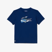 Lacoste Sport Maglietta in maglia blu navy