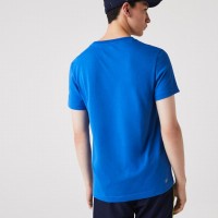 T-shirt Lacoste Sport traspirante blu