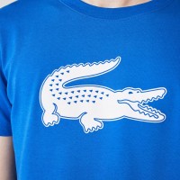 T-shirt Lacoste Sport traspirante blu