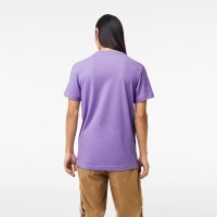 Lacoste Sport Respirant Violet Noir T-shirt