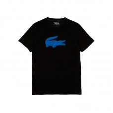 T-shirt traspirante Lacoste Sport nera T-shirt traspirante Lacoste Sport nera
