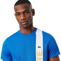 Lacoste Sport Ultra Dry Bleu Blanc T-Shirt