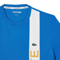 Lacoste Sport Ultra Dry Bleu Blanc T-Shirt
