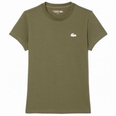 Camiseta Feminina Lacoste Sport Green Khaki Camiseta Feminina Lacoste Sport Green Khaki