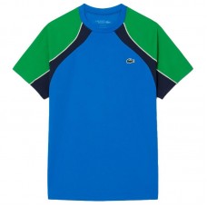 T-shirt Lacoste Ultra Dry Bleu Marine Vert
