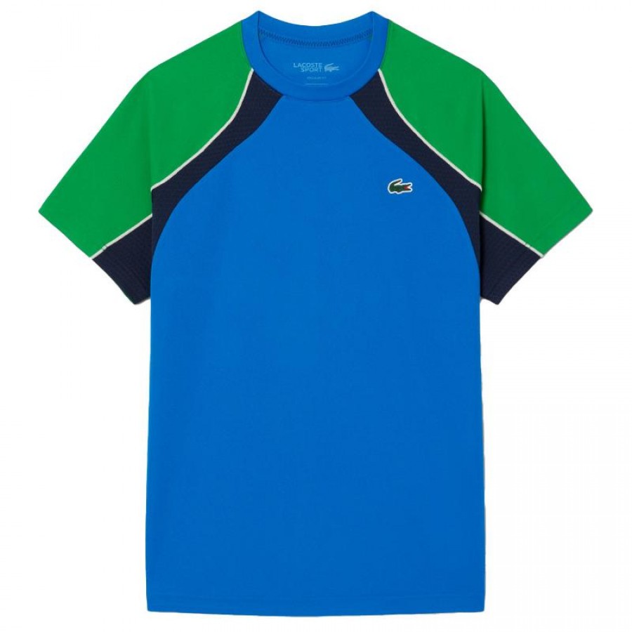 Lacoste Ultra Dry Navy Blue Green T-Shirt
