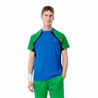 Lacoste Ultra Dry Navy Blue Green T-Shirt