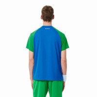 Lacoste Ultra Dry Navy Blue Green T-Shirt