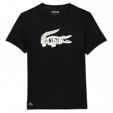 T-shirt Lacoste Ultra Dry Noir Blanc