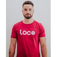 Essencia da camiseta louca Borgonha Branca