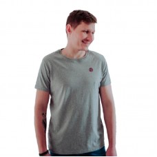 Loco Originale Grey Burgundy T-Shirt Loco Originale Grey Burgundy T-Shirt