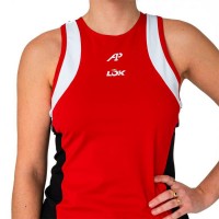 Lok A1 Padel Elk Bianco Nero Maglietta da Donna
