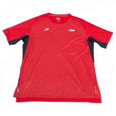 Lok A1 Padel Hood Camiseta Vermelha Lok A1 Padel Hood Camiseta Vermelha