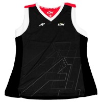 Lok A1 Padel Wasatch Maglietta da donna nera