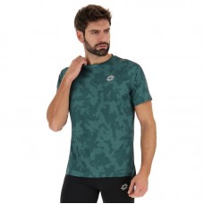 Camiseta Lotto Run Fit II Verde Oscuro Camiseta Lotto Run Fit II Verde Oscuro