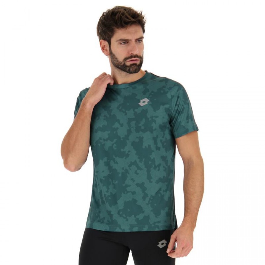 T-shirt Lotto Run Fit II vert fonce