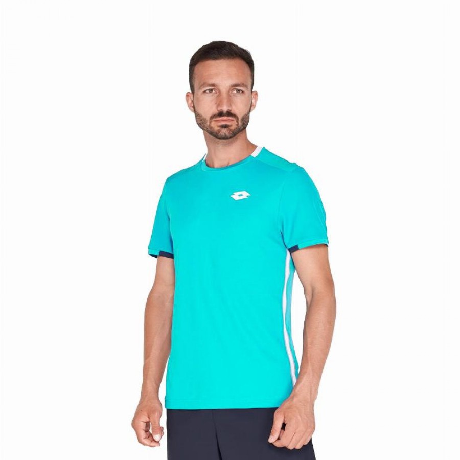 Lotto Squadra II T-Shirt Bleu Glow