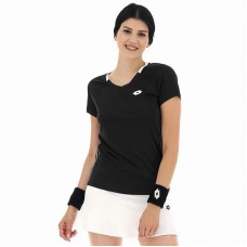 Lotto Squadra II Nero Bianco Maglietta Donna Lotto Squadra II Nero Bianco Maglietta Donna