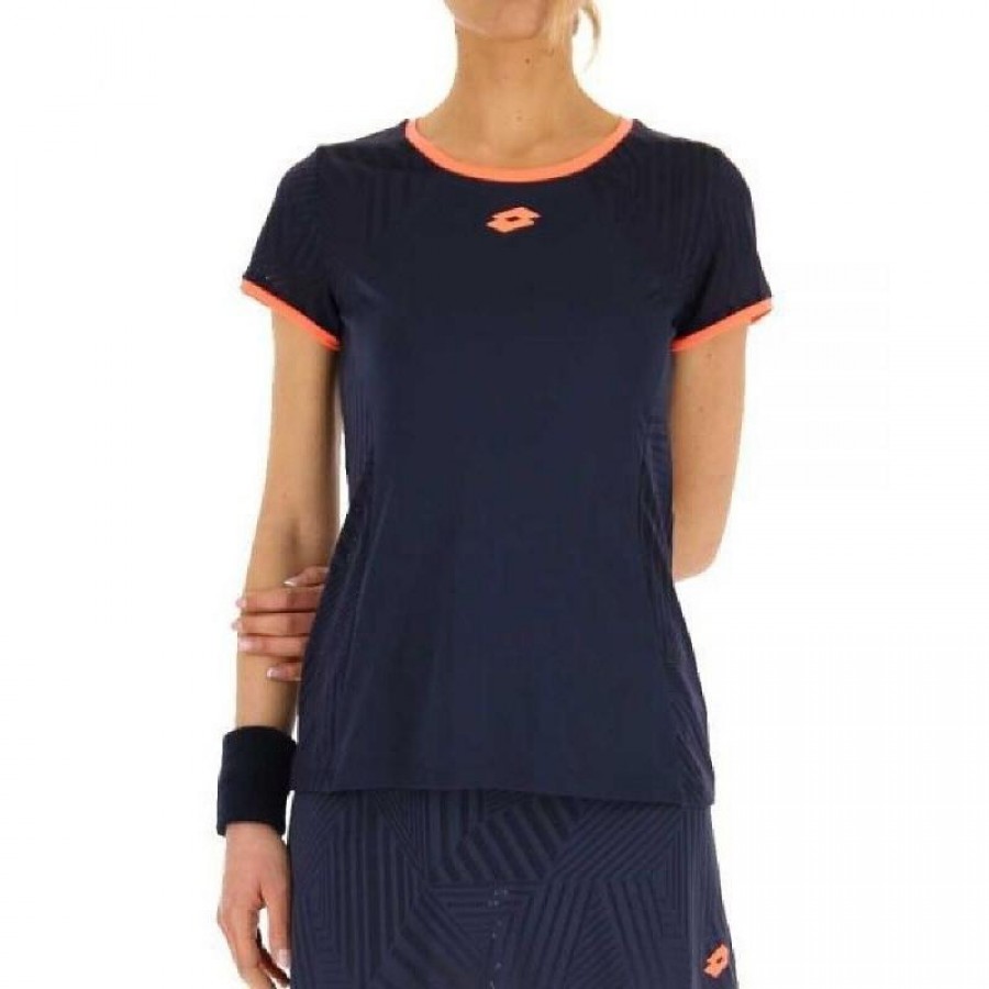 Camiseta Lotto Superrapida V Azul Marino Mujer