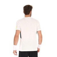 T-shirt Lotto Tech I D4 Blanc Vert